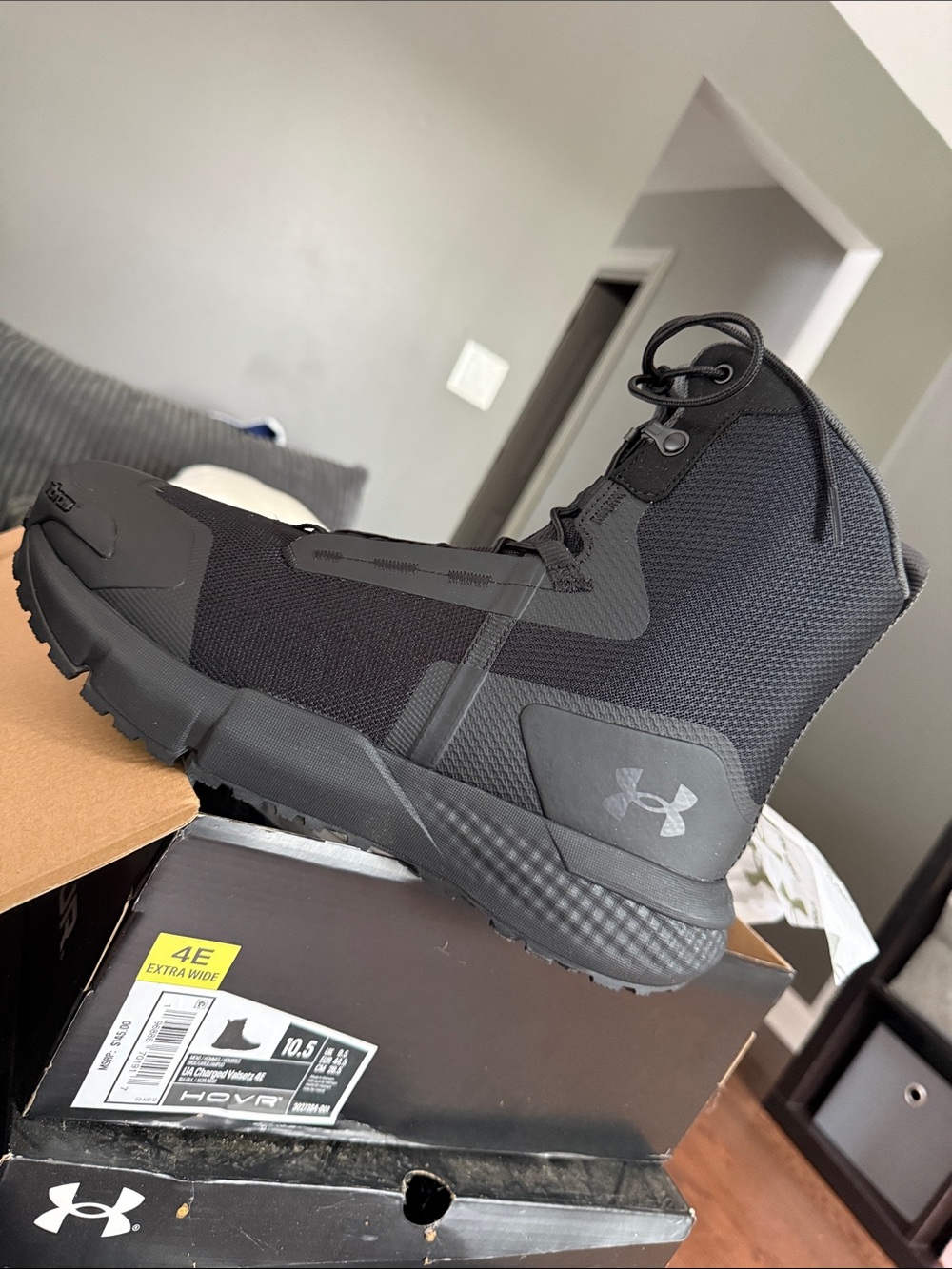 Under Armour Black Tactical High-Top Boot